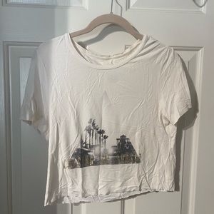 Chasing the sunset crop t shirt